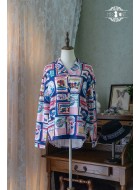Miss Point Roseberry Print Blouse(Reservation/Full Payment Without Shipping)